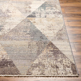 Aida AAD-2308 8'10" x 13' Machine Woven Rug AAD2308-81013  Beige, Gray, Tan, Ivory, Medium Gray Surya