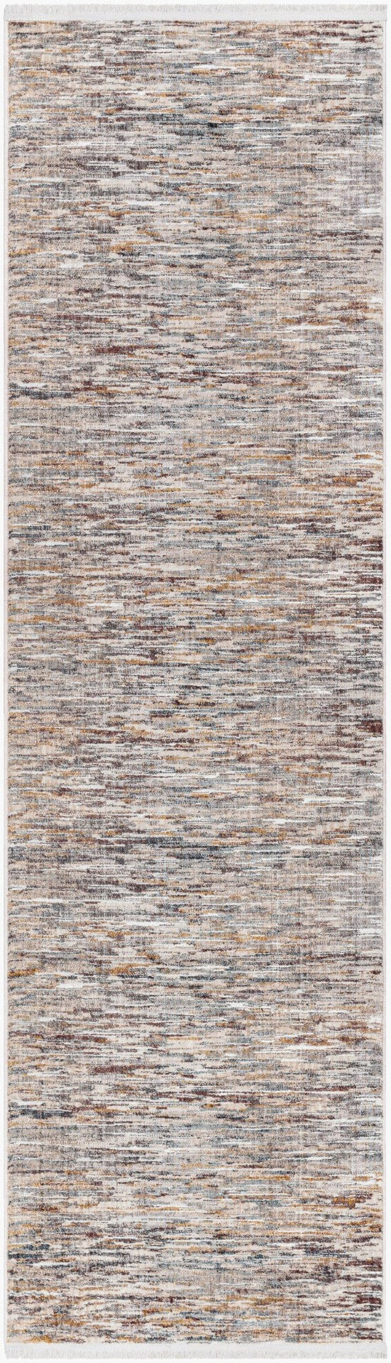 Livabliss Aida Fringe Trim Polyester Runner Rug Soft Medium Pile for Hallways and Entryways AAD2310-279