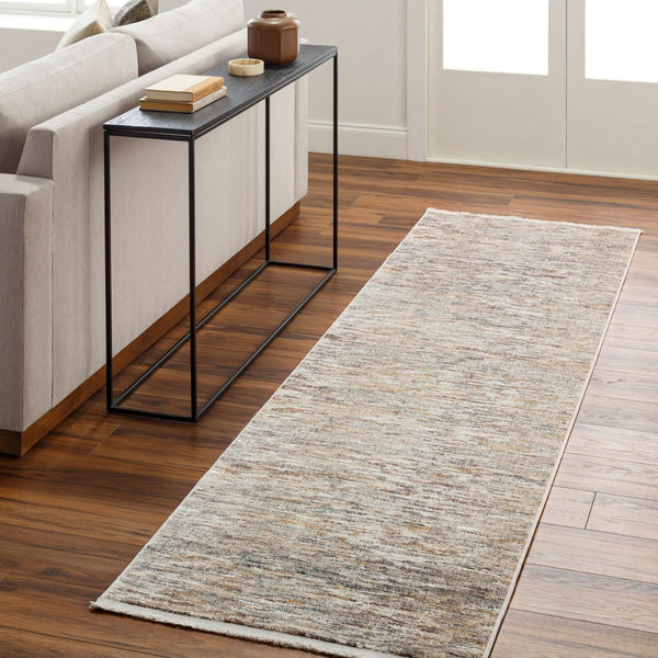 Livabliss Aida Fringe Trim Polyester Runner Rug Soft Medium Pile for Hallways and Entryways AAD2310-279