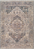 Aida AAD-2311 8'10" x 13' Machine Woven Rug AAD2311-81013  Beige, Medium Gray, Tan, Ivory, Deep Teal, Charcoal Surya