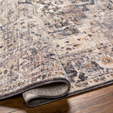 Aida AAD-2311 8'10" x 13' Machine Woven Rug AAD2311-81013  Beige, Medium Gray, Tan, Ivory, Deep Teal, Charcoal Surya