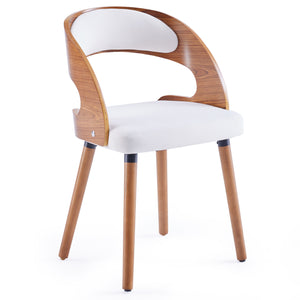 English Elm Swivel Counter Stools Set of 2 Rattan Back Pu Seat Mid Century Wood Frame Kitchen Beige T3623P433496