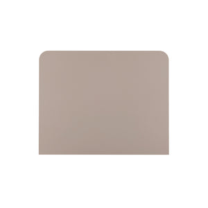 English Elm Ella Modern 20" Nightstand with Sled Legs, Open Shelf & Handle-Free Drawer — Sleek Safe Design Mocha B365P398135