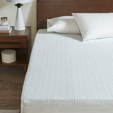 Sleep Philosophy 2" Gel Memory Foam with 3M Cover Casual Mattress Topper BASI16-0388 White