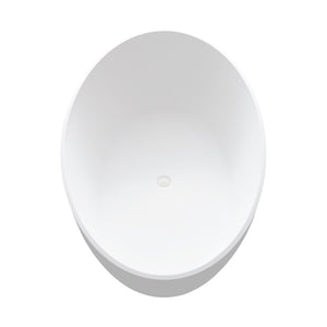 English Elm 67 Inch Freestanding Soaking Tub Eco Stone Resin Matte Finish Spa Bath Retreat T3785P353947