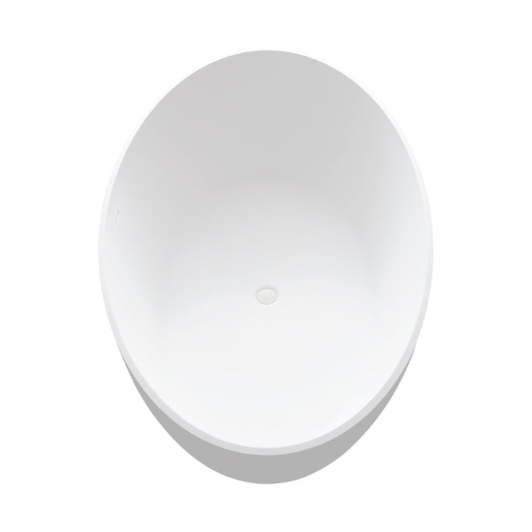 English Elm 67 Inch Freestanding Soaking Tub Eco Stone Resin Matte Finish Spa Bath Retreat T3785P353947