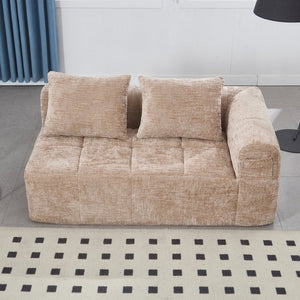 English Elm United Chenille Loveseat Sofa – Stylish Modular Sleeper For Small Spaces, Comfort & Versatility! W1568P255135-GIGA