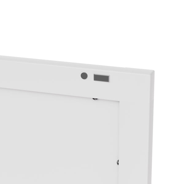 English Elm 71 Inch Freestanding Metal Storage Cabinet Five Tier Narrow Pantry Organizer White W2735P428814