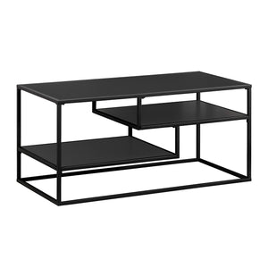 40" Contemporary Metal Coffee Table Solid Black MYO40CTSB Walker Edison