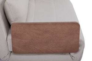 English Elm TRIO Extra Loveseat sleeper sofa bed converts in 10s with 3-position backrest, breathable linen, silent hinges for small spaces Beige W3391P325413