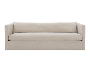 Sunpan Leander Sofa: Luxurious Comfort with Modern Design, Ample Padding, and Elegant Curves for Your Home Danny Cream