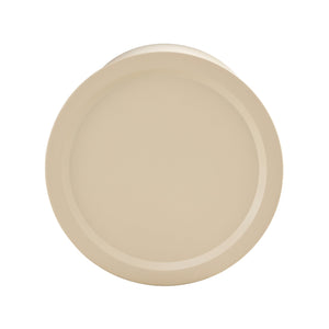 English Elm Milk White Marble-Look Round Coffee Table With Movable Top & Integrated Cat Bed For Stylish Living W370P170340