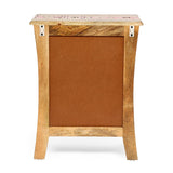 Christopher Knight Home® - Noble House - Fullen Handcrafted Boho 2 Drawer Mango Wood Nightstand