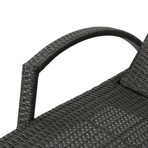 English Elm Christopher Knight Home® - Salem Pe Wicker Chaise Lounge - Adjustable Outdoor Comfort In Stylish Grey For Patios & Pools 52005.00ARMGRY