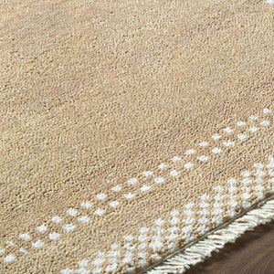 Surya Arkansas Hand Knotted Wool Accent Rug Bohemian Global Style for Entryways and Bedrooms 2' x 3' Rectangle AAK2300-23