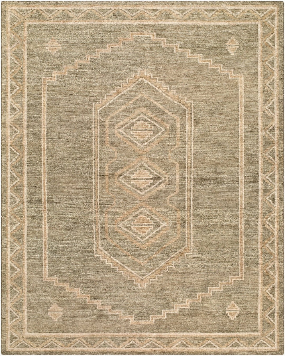 Surya Alara Hand-hooked Wool Area Rug Artisan Crafted Low Pile for Living and Dining Rooms 6' x 9' Rectangle AAL2302-69