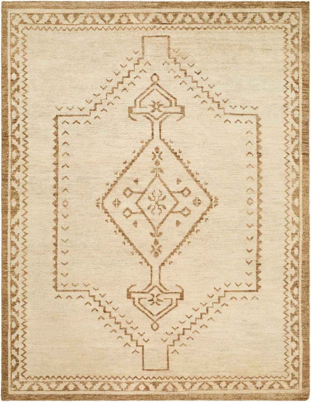 Surya Alara Hand Knotted Wool Area Rug for Large Living Dining Spaces Low Pile Indian Craft 8' x 10' Rectangle AAL2307-810