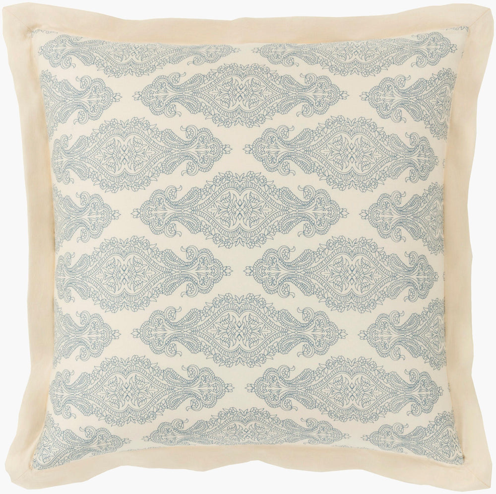 Surya Alia Sham - Elegant Cotton Bedding Swatch, 8"L X 8"W, Easy Care, Perfect For Modern & Classic Decor Dark Blue Cotton,Cotton Aal4004-sw