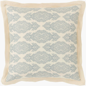 Surya Alia Sham - Elegant Cotton Bedding Swatch, 8"L X 8"W, Easy Care, Perfect For Modern & Classic Decor Dark Blue Cotton,Cotton Aal4004-sw