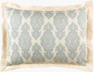 Surya Alia Cotton Sham 26"X26" - Elegant Plush Bedding For Modern & Classic Decor, Easy Care Luxury Dark Blue Cotton,Cotton Aal4004-s