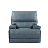 Parker House Whitman - Verona Azure - Powered By Freemotion Power Reclining Sofa And Recliner Blue Top Grain Leather With Match (X) Mwhi-31ph-p25-vaz