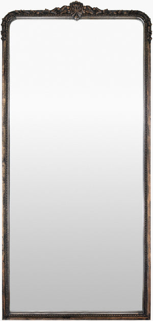 Surya Aaliyah Full-length Mirror 70"H X 33"W - Elegant Wall Decor To Elevate Your Home’S Charm & Style Frame, Black Mango Wood Aali003-7033