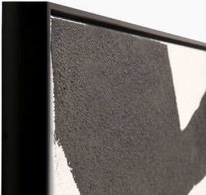 Surya Aasmaa Framed Art Wall Decor - 21"H X 19"W Modern Minimalist Canvas For Stunning Home Elegance Main, Black,Frame, Canvas,Polystyrene Aam001-3625