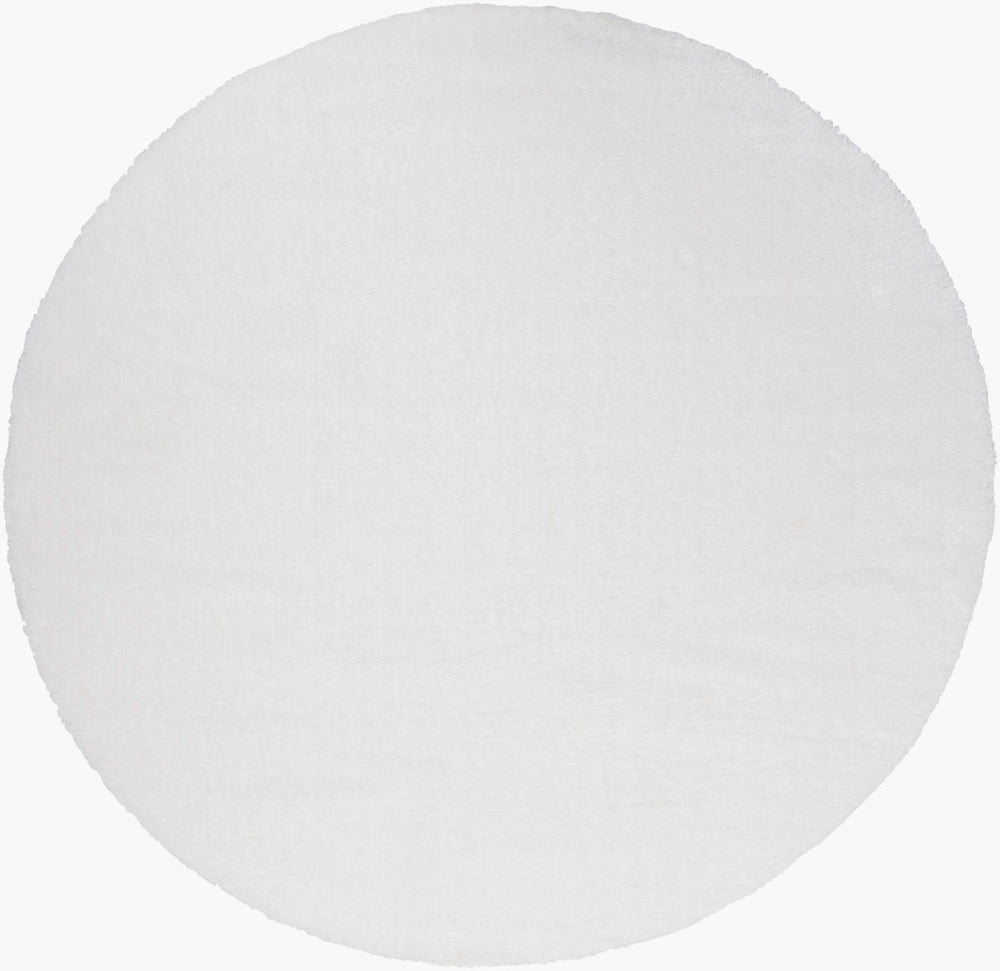 Livabliss Alaska Shag Square Machine Woven Polyester Rug Glam Modern Plush Pile Bedroom Accent AAS2301-710RD