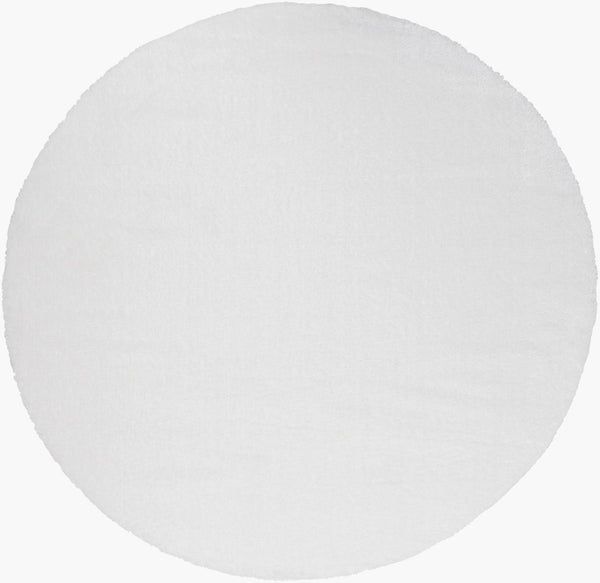 Livabliss Alaska Shag Square Machine Woven Polyester Rug Glam Modern Plush Pile Bedroom Accent AAS2301-710RD