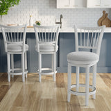 Parker House Americana Modern Dining Spindle Back Swivel Barstool Cotton Poplar Solids / Birch Veneers DAME#2230S-COT