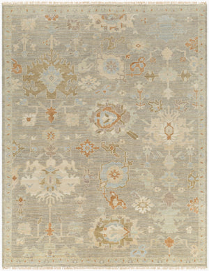 Surya Antalya Handmade 2' X 3' Luxurious Wool Rug – Elegant Low Pile Design For Classic Home Décor Tan Wool Aat2300-23