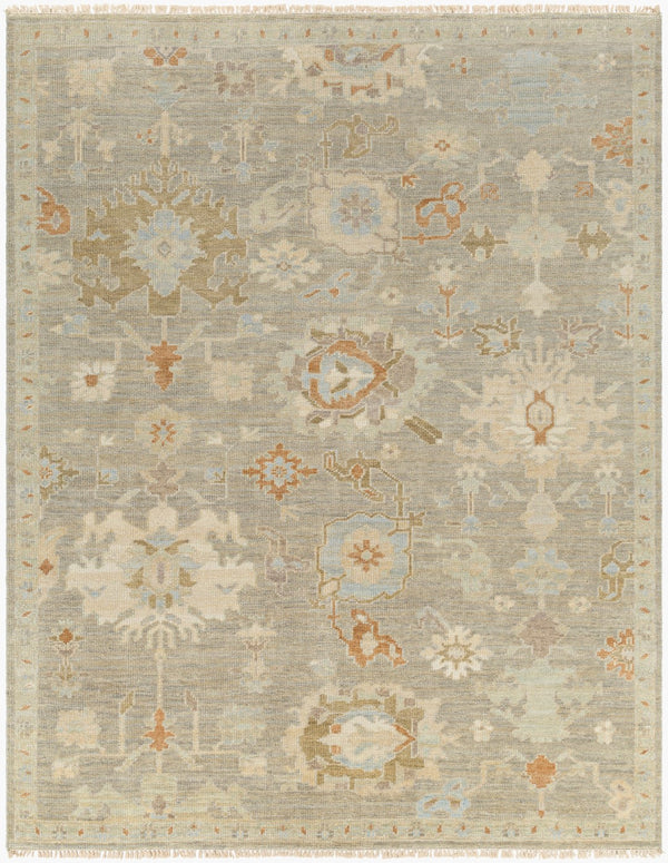Surya Antalya Handmade 2' X 3' Luxurious Wool Rug – Elegant Low Pile Design For Classic Home Décor Tan Wool Aat2300-23