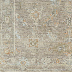 Antalya AAT-2301 9' x 12' Handmade Rug AAT2301-912  Tan, Sage, Brown, Dark Brown, Metallic Silver, Light Brown Surya
