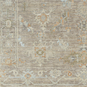 Surya Antalya Handmade 2' X 3' Luxurious Wool Rug – Elegant Low Pile Design For Classic Home Décor Tan Wool Aat2301-23