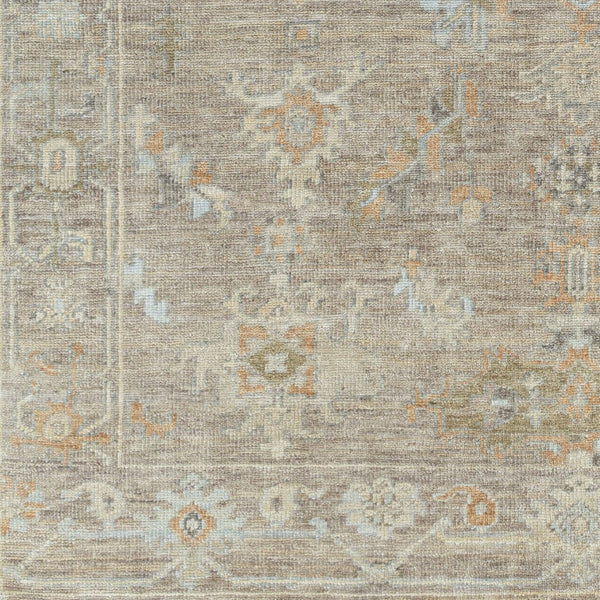 Surya Antalya Handmade 2' X 3' Luxurious Wool Rug – Elegant Low Pile Design For Classic Home Décor Tan Wool Aat2301-23