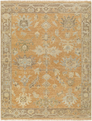 Surya Antalya Handmade 2' X 3' Luxurious Wool Rug – Elegant Low Pile Design For Classic Home Décor Burgandy Wool Aat2302-23