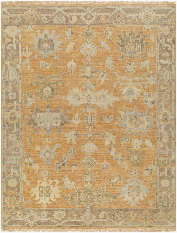 Surya Antalya Handmade 2' X 3' Luxurious Wool Rug – Elegant Low Pile Design For Classic Home Décor Burgandy Wool Aat2302-23