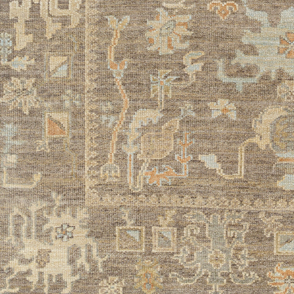 Antalya AAT-2303 9' x 12' Handmade Rug AAT2303-912  Dark Brown, Off-White, Dusty Sage, Brown, Medium Brown, Gray Surya
