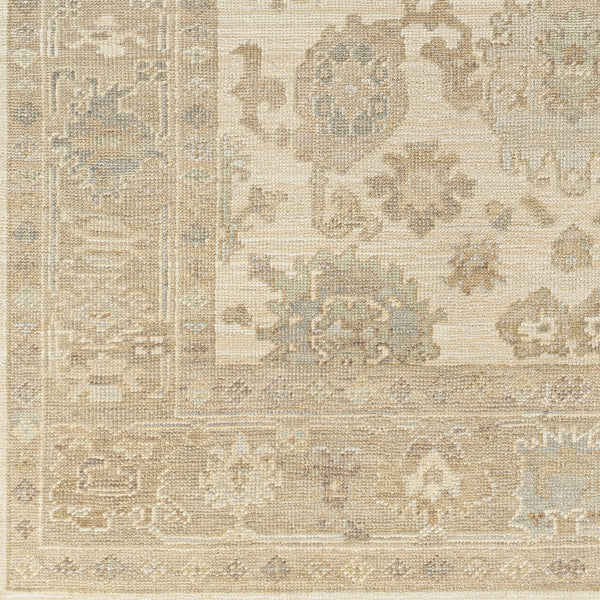Antalya AAT-2304 9' x 12' Handmade Rug AAT2304-912  Brown, Beige, Light Blue, Metallic Silver, Light Brown Surya