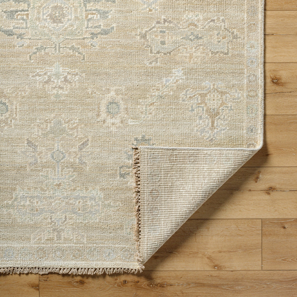 Antalya AAT-2305 9' x 12' Handmade Rug AAT2305-912  Light Brown, Sage, Gray, Olive, Metallic Silver, Off-White Surya