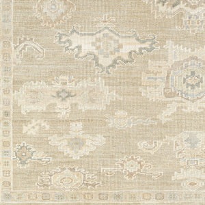 Antalya AAT-2305 9' x 12' Handmade Rug AAT2305-912  Light Brown, Sage, Gray, Olive, Metallic Silver, Off-White Surya
