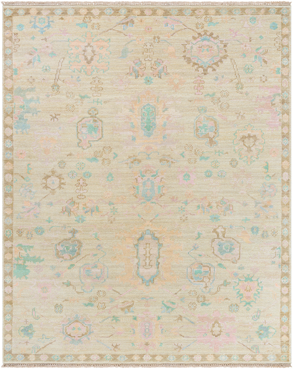 Antalya AAT-2307 8' x 10' Handmade Rug AAT2307-810  Denim, Dark Brown, Taupe, Blue, Medium Gray, Gray Surya