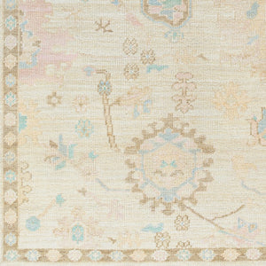 Surya Antalya Handmade 2' X 3' Luxurious Wool Rug – Elegant Low Pile Design For Classic Home Décor Denim Wool Aat2307-23