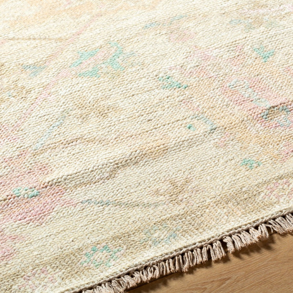 Surya Antalya Handmade 2' X 3' Luxurious Wool Rug – Elegant Low Pile Design For Classic Home Décor Denim Wool Aat2307-23