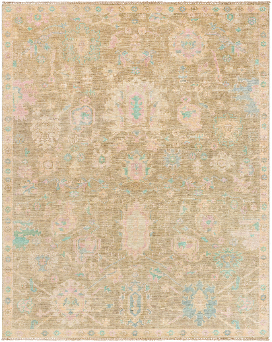 Antalya AAT-2309 8' x 10' Handmade Rug AAT2309-810  Denim, Dark Brown, Taupe, Blue, Medium Gray, Gray Surya