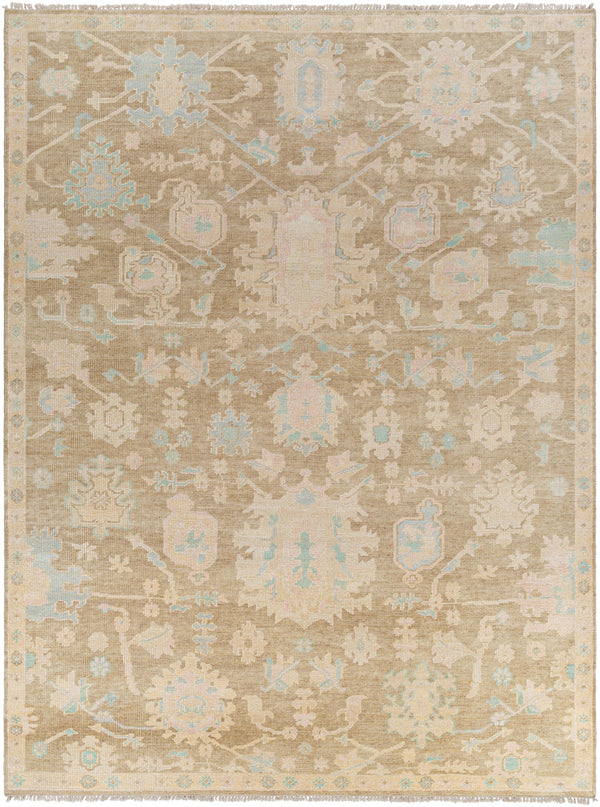 Antalya AAT-2309 9' x 12' Handmade Rug AAT2309-912  Denim, Dark Brown, Taupe, Blue, Medium Gray, Gray Surya