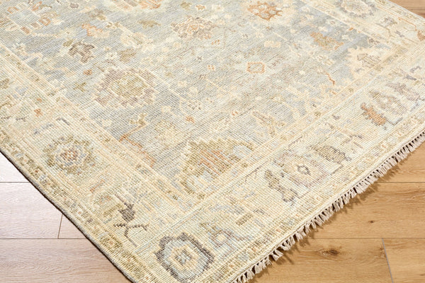 Surya Antalya Handmade 2' X 3' Luxurious Wool Rug – Elegant Low Pile Design For Classic Home Décor Brown Wool Aat2311-23