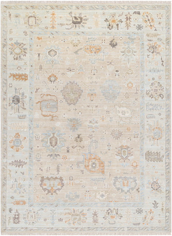 Antalya AAT-2314 9' x 12' Handmade Rug AAT2314-912  Light Brown, Dark Brown, Taupe, Beige Surya