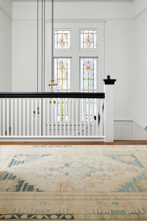 Surya Anadolu Handmade Rug 2' X 3' – Exquisite Wool & Viscose Design, Perfect For Traditional Spaces! Teal Wool,Viscose Aau2301-23