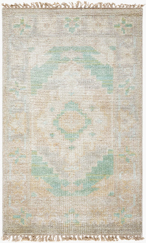 Surya Anadolu Handmade Rug 2' X 3' – Exquisite Wool & Viscose Design, Perfect For Traditional Spaces! Beige Wool,Viscose Aau2303-23